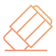 Eraser Icon,graphic design line flat_Eraser