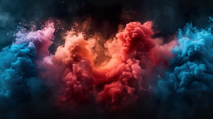 Vibrant online marketplace showcasing colorful diverse products, artistic watercolor splashes enhancing visual appeal and creativity   HD 8K wallpaper Photographic Image