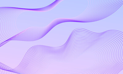 purple pink lines wave curves smooth gradient abstract background