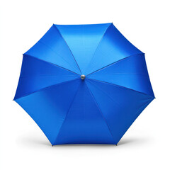 blue umbrella isolated on white
