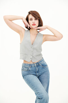 Fototapeta attractive young woman