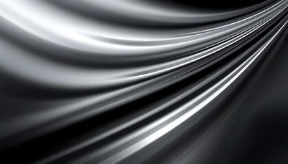 Obraz premium Illuminated in Shadow Silver and Black Unveiled