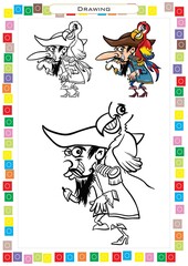 Worksheets for children – kids activity – drawing