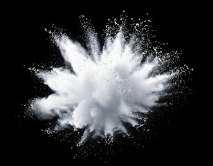  White powder explosion effect