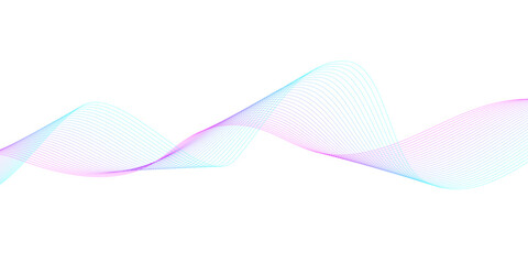 wave background. Minimal vector background featuring smooth, flowing gradient lines in pastel pink, purple, and blue. Elegant wave motion over a clean white canvas creates a modern and airy feel.