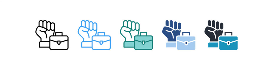 Trade Icon In Different Style Vector