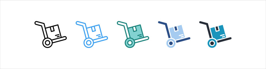 Supplier Icon In Different Style Vector