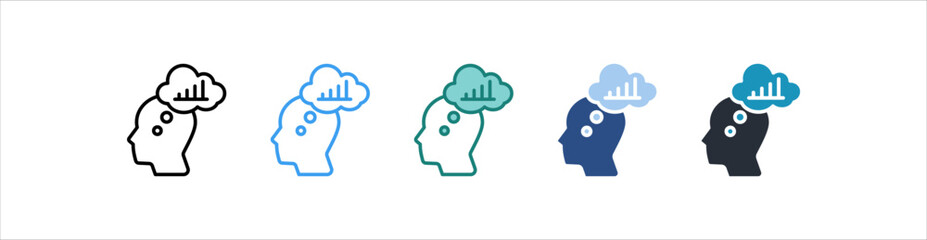 Expectation Icon In Different Style Vector