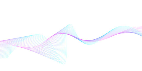 wave background. Minimal vector background featuring smooth, flowing gradient lines in pastel pink, purple, and blue. Elegant wave motion over a clean white canvas creates a modern and airy feel.