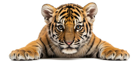 tiger isolated on white background