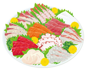 刺身盛り合わせ