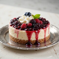 fruit cheesecake
