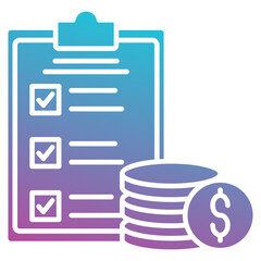 asset audit icon element for design