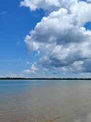 clouds over the sea