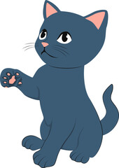 Cute Cartoon Cat Illustration