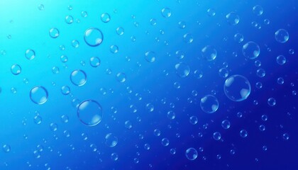 Abstract underwater bubbles background