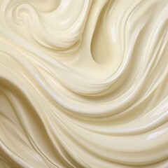 Obraz premium close up of white cream swirl texture for background and design art work
