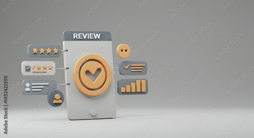 Wall mural streamlined mobile app review process efficient feedback management and user experience optimization