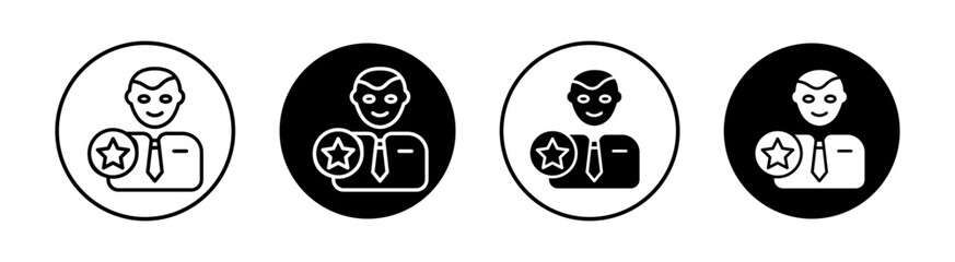 Best employee Simple vector icons illustrations for graphic design.