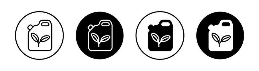 Biofuel Simple vector icons illustrations for graphic design.