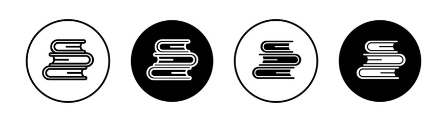Books Simple vector icons illustrations for graphic design.
