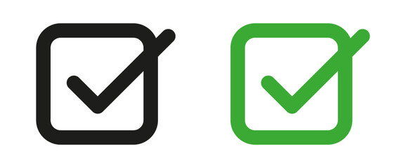 Checkbox Simple vector icons illustrations for graphic design.