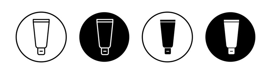 Cosmetic tube Simple vector icons illustrations for graphic design.