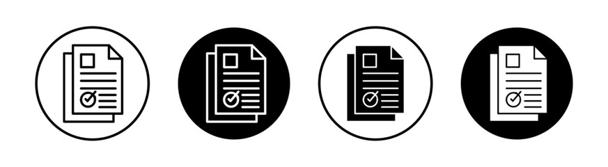 Documents Simple vector icons illustrations for graphic design.