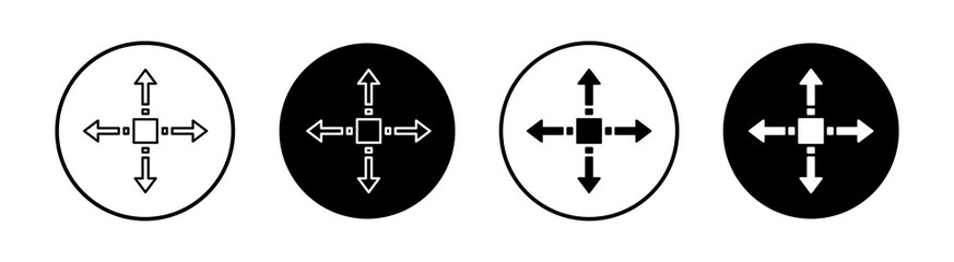 Flexibility Simple vector icons illustrations for graphic design.