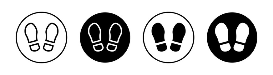 Imprint soles shoes Simple vector icons illustrations for graphic design.