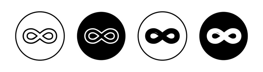 Infinity Simple vector icons illustrations for graphic design.
