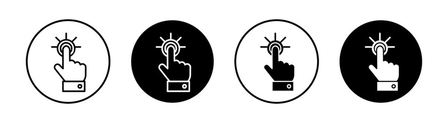 Interaction Simple vector icons illustrations for graphic design.