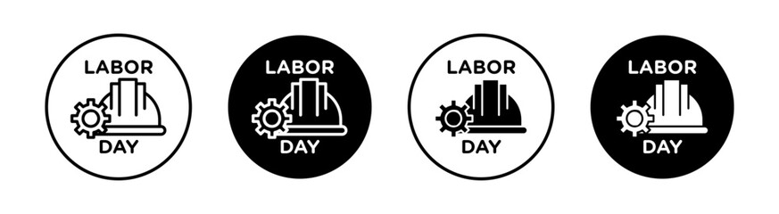 Labor day Simple vector icons illustrations for graphic design.
