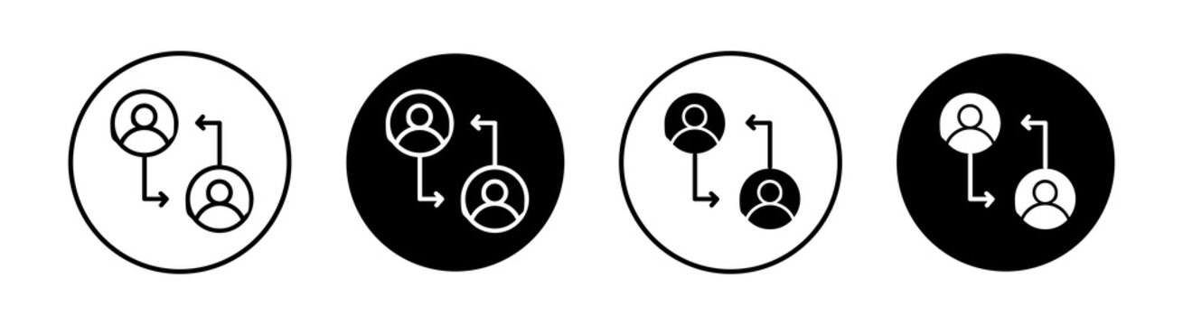 Peer to peer Simple vector icons illustrations for graphic design.