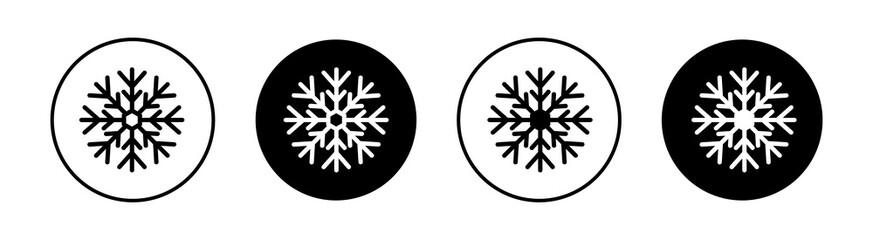 Snow Simple vector icons illustrations for graphic design.