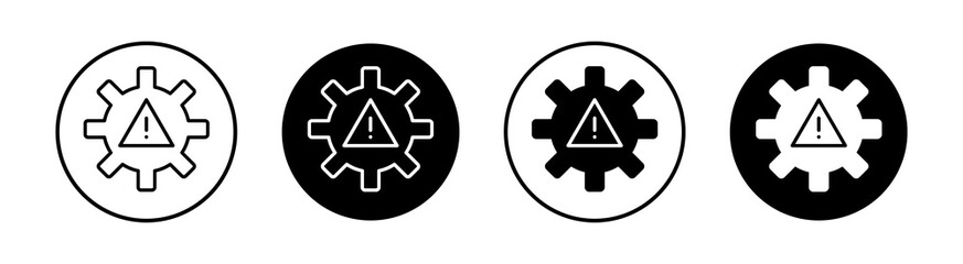 System error Simple vector icons illustrations for graphic design.