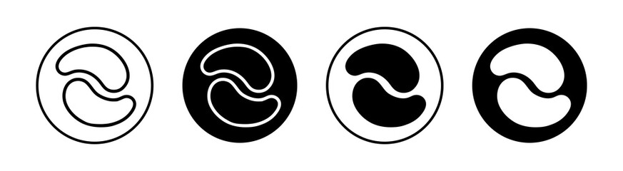Under the eye patches Simple vector icons illustrations for graphic design.