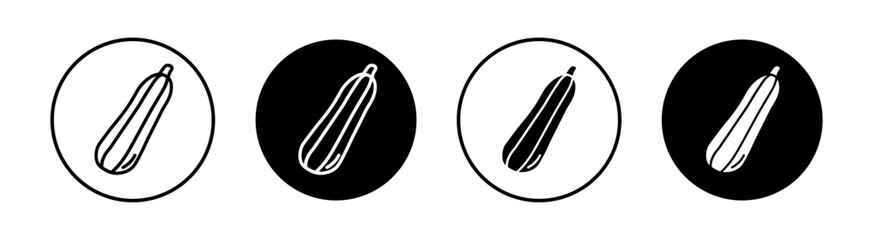 Zucchini Simple vector icons illustrations for graphic design.