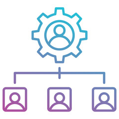 Organization structure icon