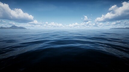 Fototapeta premium Serene misty landscape reflection abstract background image