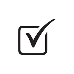 check mark icon. tick mark with checkbox icon. Vector Illustration Eps 10