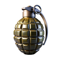 Fototapeta premium High-Resolution 3D Render of a Hand Grenade