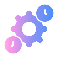 office hour Gradient icon