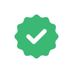 Green tick icon. Check mark icon symbols vector. sign, yes, right, Check box icon with correct, accept checkmark icon. 