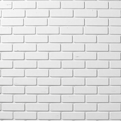 Obraz premium White light brick subway tiles wall texture, wide background, seamless pattern panorama PNG