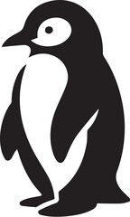 Fototapeta premium Simple penguin vector