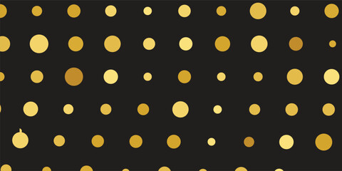 Exquisite Golden Confetti Cascading Over a Rich Black Background: Glamorous Sparkles and Glitter Texture for New Year’s Eve and Luxury Brochure Cover Design