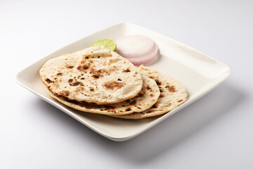Indian food Tandoori roti or nan, Indian flat bread 