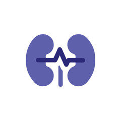 Kidney Health Icon Medical, Healthcare, and Wellness Symbol