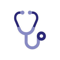 Modern Stethoscope Icon Medical Healthcare Symbol